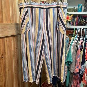 Striped Multicolor Women's Pants